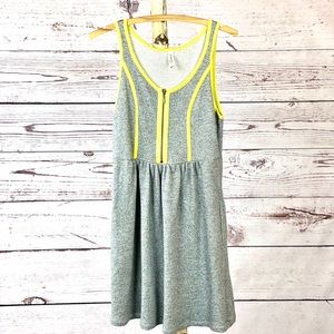 Kensie Pieces Grey & Yellow Dress S